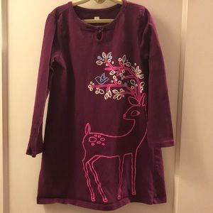 Girl’s size 5 long sleeve cotton dress